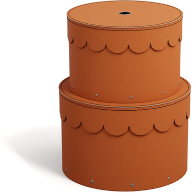 BIGSO BOX OF SWEDEN Boîte de rangement Wilma 988252207 terracotta 2er-Set