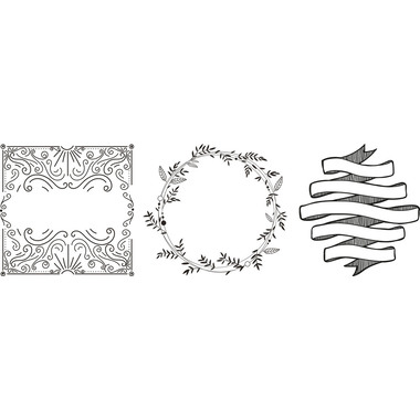 SECURIT Pochoirs vitrine WINDOODLE WD-3A2-SG A2 Signs 3 pcs
