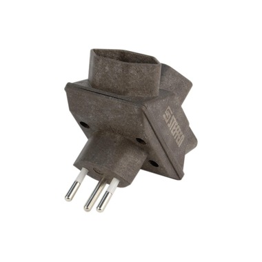 STEFFEN branch plug 3 x T13 made from coffee grounds, star-shaped – Brown