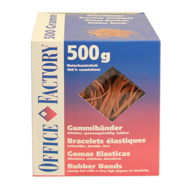 SMART OFFICE Elastiques 90mmx3mm 605533 catout.naturel 500g