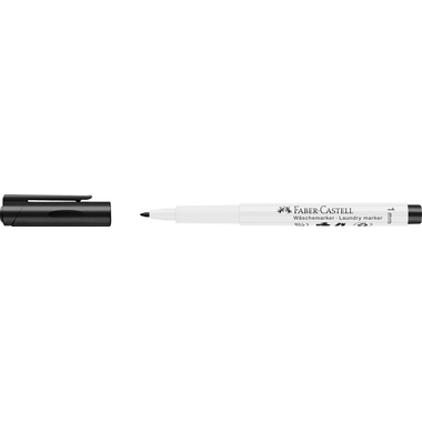 FABER-CASTELL Marqueurs textiles 1mm 159502 noir