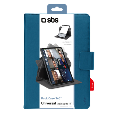 Custodia a libro universale Book Rotation per Tablet fino a 11'