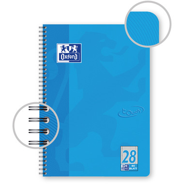 OXFORD Collegeblock Touch B5 400086488 kariert, 90g 80 Blatt