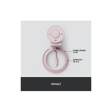 Logitech Webcam Brio 300 Rose
