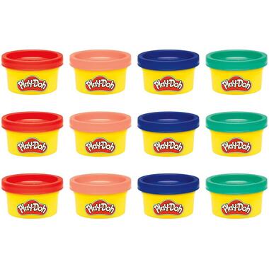 Play-Doh Party Cans 12-Pack 12 Mini Cans à 28 g, 4 Colors,