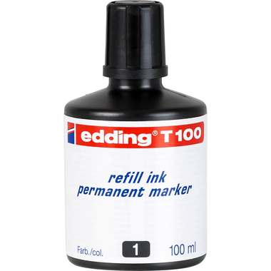 EDDING Tinte 100ml T-100-1 schwarz