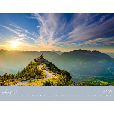 WEINGARTEN Bildkalender 2026 3312192+26 Alpen im Licht DE 55x46cm