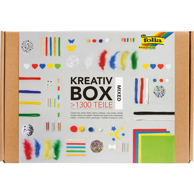 FOLIA Kreativ Box Folia 935 Material Mix, über 1300 Teile