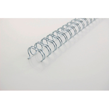 GBC Drahtbinderücken 14mm A4 RG810997 silber, 34 Ringe 100 Stück