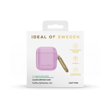 Ideal of Sweden Mallette de transport AirPods Gen. 1 st/2nd Gen. Pink Clear