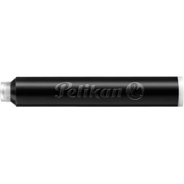 PELIKAN Tintenpatrone TP/6/2/B schwarz 12 Stück, Blister