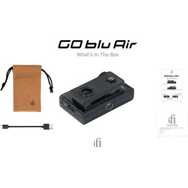 iFi Audio amplificatore per cuffie Audio GO blu Air