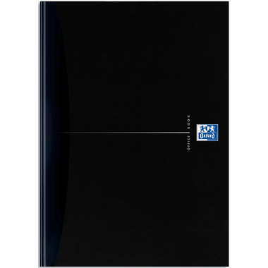 OXFORD Taccuino Ufficio A4 100104227 nero, guadretatto 5mm 96 fogli