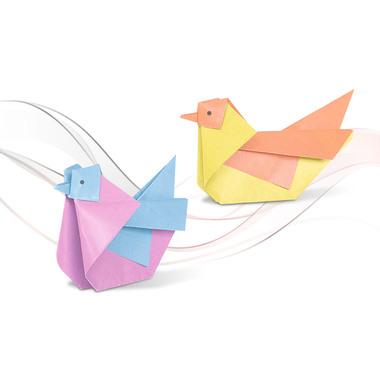 URSUS Dépliants Duo 15x15cm 22885599F pastel 100 feuilles