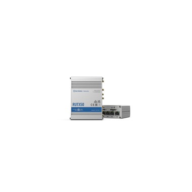 Teltonika 5G-Industrie-Router RUTX50 eSIM 5G, WiFi-5, 5x GE LAN