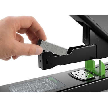 NOVUS Blockheftgerät B56 re+new B56 023-0066 schwarz/grün, 200 Blatt