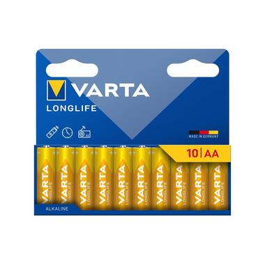 Varta Batteria Longlife AA, 10 pezzi