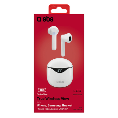 Écouteurs sans fil TWS avec boîtier LCD