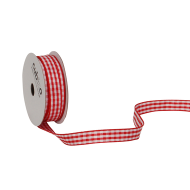 SPYK Band Cubino Vichy 1746.0964 9mmx4m rot-weiss