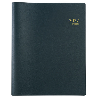 BREPOLS Agenda Timing Genova 2027 0.136.2052 1S/2P noir 16.8x22cm