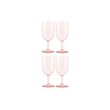 Bodum Outdoor Wine Glass Octet 230 ml, Pink, 4 Pieces | postshop.ch