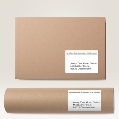 AVERY ZWECKFORM Etiquettes 105x148mm 6124 blanc 40 pcs./10 flls.