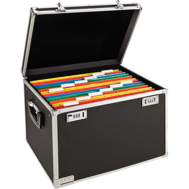 LEITZ Hängemappenbox 6714-00-95 39.8x34.5x37.5cm, schwarz/ch.