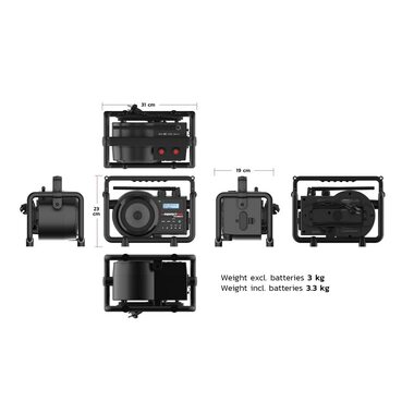 Perfectpro Radio de chantier DABBOX Noir