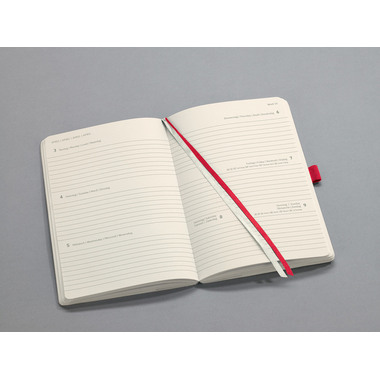 CONCEPTUM Wochenkalender 2026 C2635 1W/2S rot 14x9.3cm