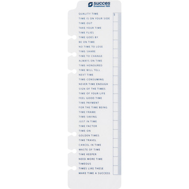 SUCCES Agenda A5 règle 84720200U transparent