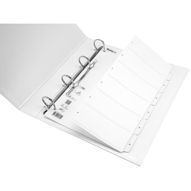 BIELLA Kartonregister SmartIndex A4 46940601U weiss 1-6