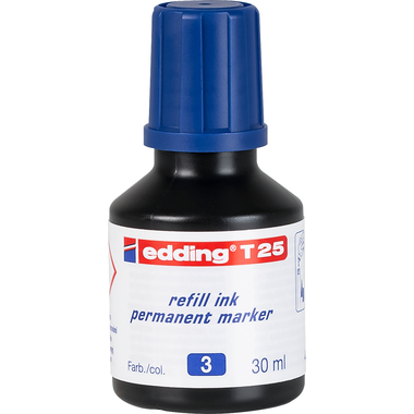 EDDING Nachfülltuschen T25 T-25-3 blau 30ml