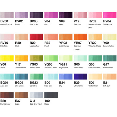 COPIC Marker Ciao 22075361 36er Set A