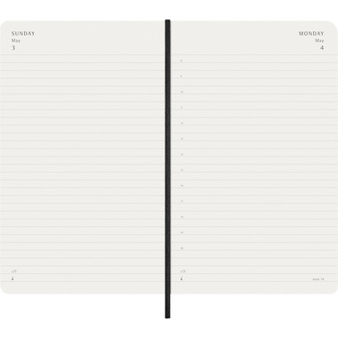 MOLESKINE Agenda Classic Large 2026 DSB12DC3Y26 1J/1P noir SC 13x21cm