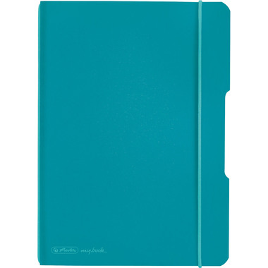 HERLITZ my.book flex A5 50015993 turquoise 40 feuilles, quadr.