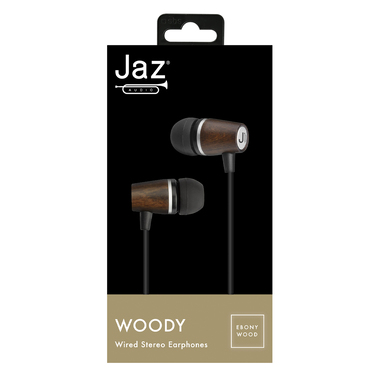 Ecouteurs filaires avec finitions bois et microphone