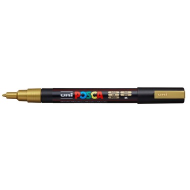 POSCA Marker 0.9-1.3mm PC-3M GOLD or