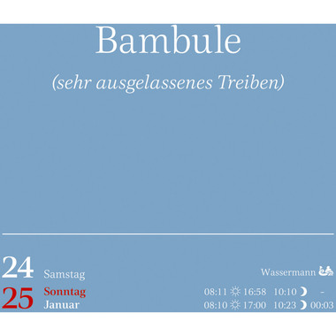 HARENBERG Calendrier détachable 2026 3310079+26 Duden Wortschätze DE 11x14cm