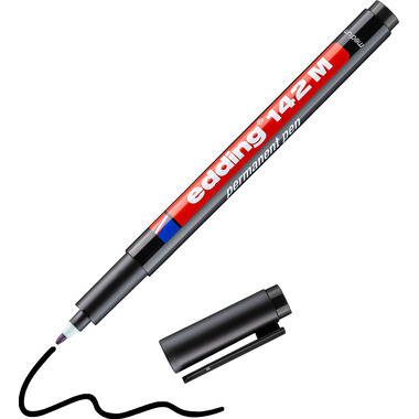 EDDING OHP-Marker permanent M 142-1 schwarz