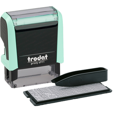 TRODAT Printy 4911 Typo 3 Zeilen Text 180854 pastellgrün