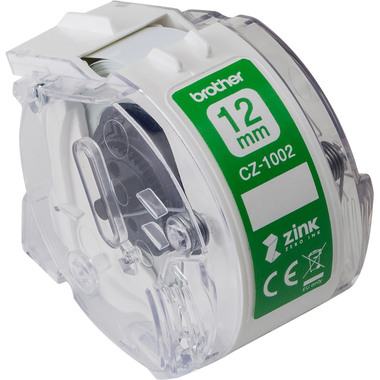 PTOUCH Colour Paper Tape 12mm/5m CZ-1002 VC-500W Compact Label Printer