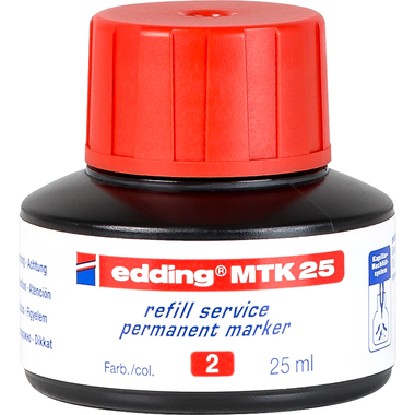 EDDING Tinte 25ml MTK-25-2 rot