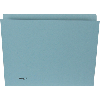 BIELLA Vertikalmappe A4 25542405U blau 240g 100 Stück