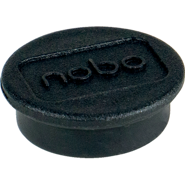 NOBO Calamita rotonda 13mm 1915284 nero 10 pezzi