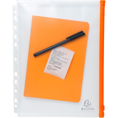 EXACOMPTA Custodia per brochure Zip A4 57334E 5 pezzi, transparente
