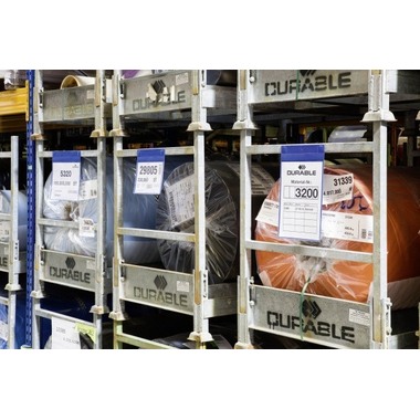 DURABLE Kennzeichnungstasche A5 174607 plus, quer 10 Stück