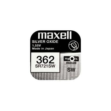 Maxell Europe LTD. Button cell 362 SR721SW, 10 pieces