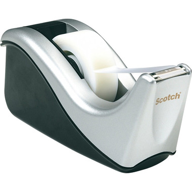SCOTCH Tischabroller silber/schwarz C60-ST inkl.1 Rol.Magic 810 19mmx33m