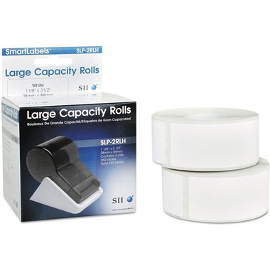 SEIKO Etiquettes adresse 28x89mm SLP-2RLH blanc, large roll 2x260 pcs.