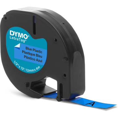 DYMO Nastro LetraTag 12mmx4m S0721650 blu